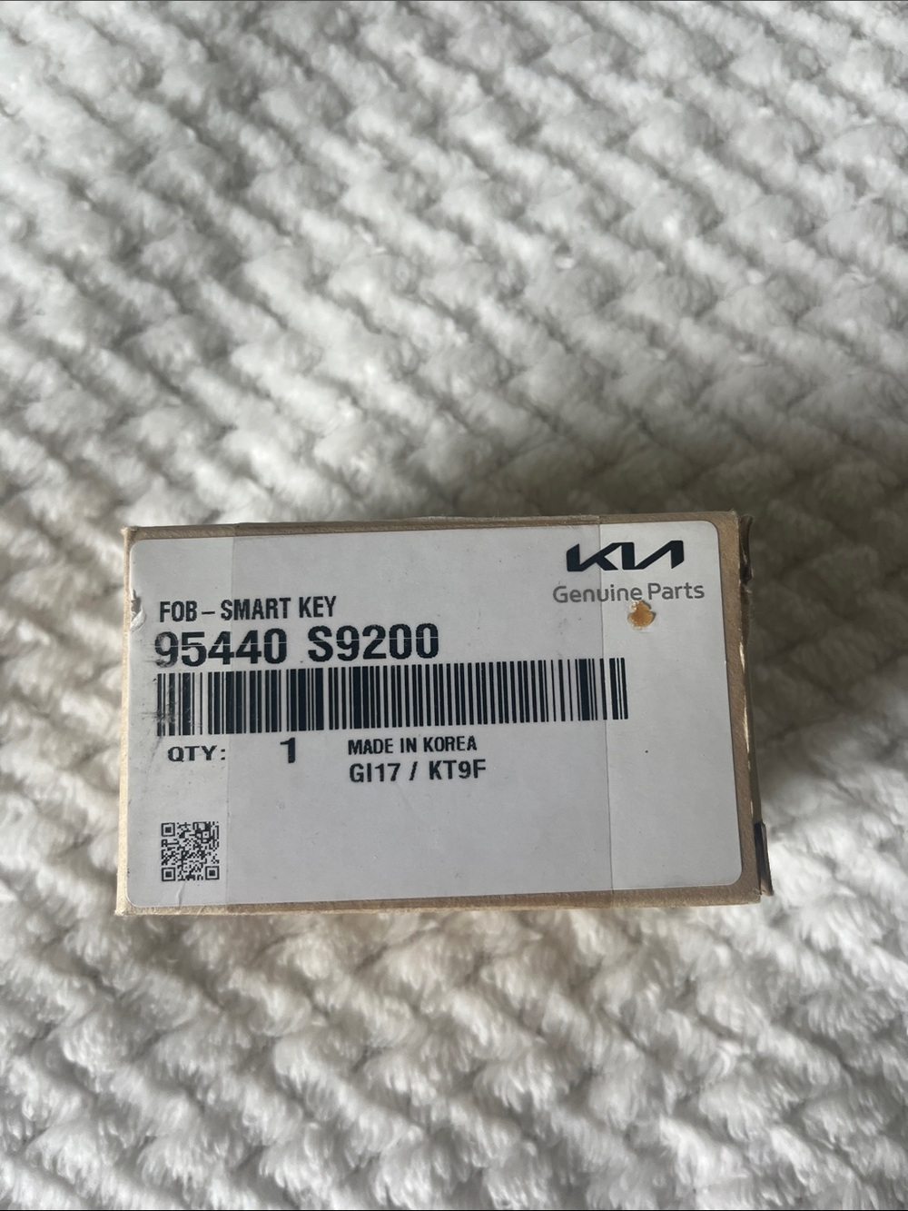 Kia Genuine Parts FOB - Smart Key 95440 S9200